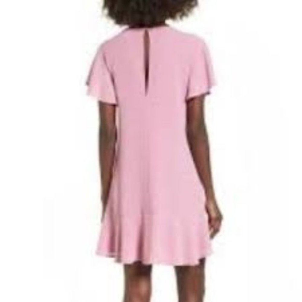 Leith Purple Victoria Ruffle Mini Dress - Picture 2 of 7